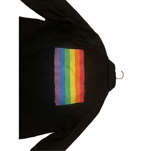 Denim jean jacket- social collision - Picture 6 of 12